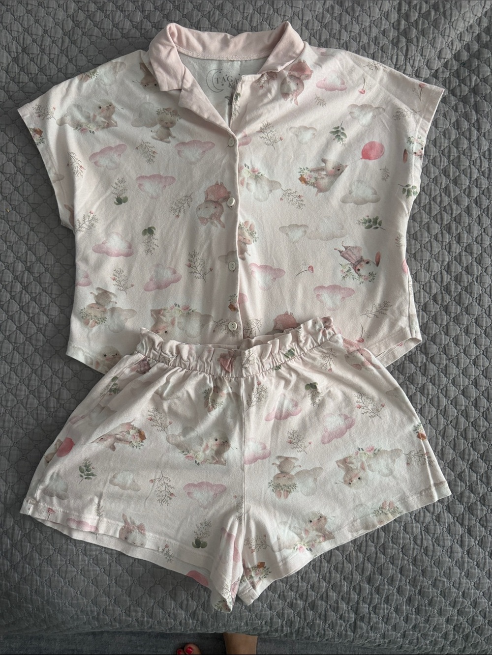 Girls pijama set. US. Size 10-11.